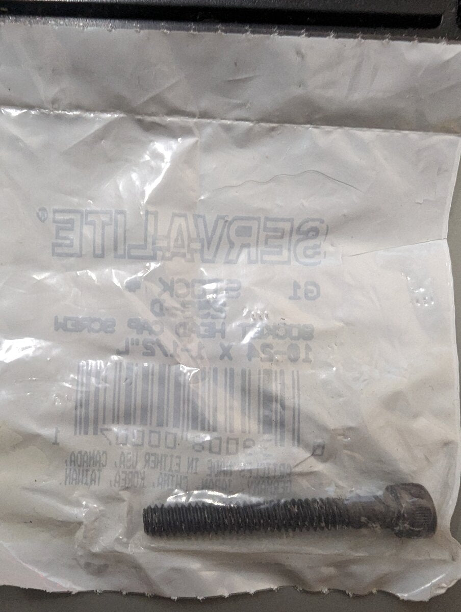 Serv-A-Lite 258-D Socket Head Cap Screw 10-24 x 1 1/2" L