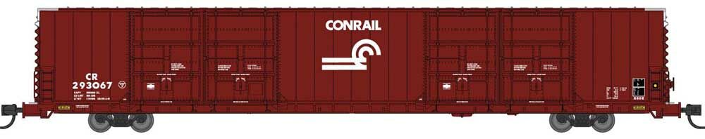 Bluford Shops 87265 N Conrail PS 86' Quad Door Auto Parts Boxcar RTR #237665