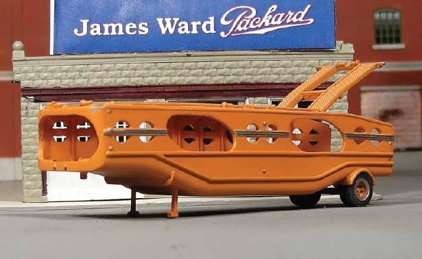 Sylvan Scale Models T-025 HO MHS Auto Carrier Trailer Resin Kit