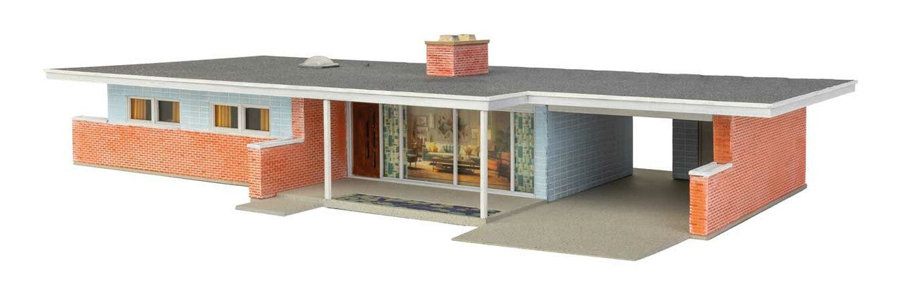 Walthers 933-4156 HO Mid-Century Modern Home Building Kit