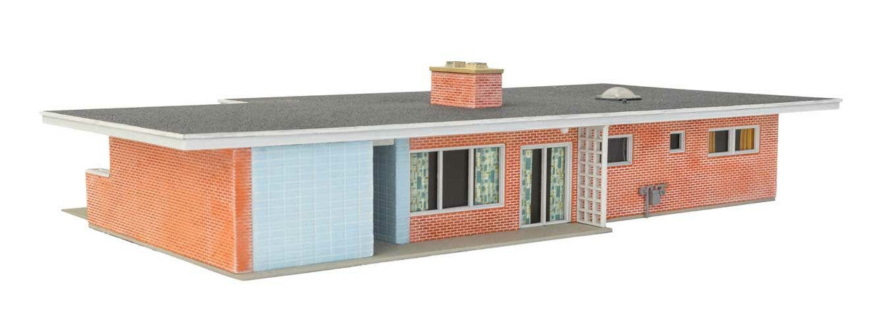 Walthers 933-4156 HO Mid-Century Modern Home Building Kit