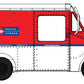 Walthers 949-12254 HO Canada Post 1987-1998 Scheme Long Life Vehicle Mail Truck