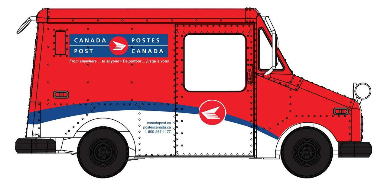 Walthers 949-12255 HO Canada Post 1998-Present Scheme LLV Mail Truck