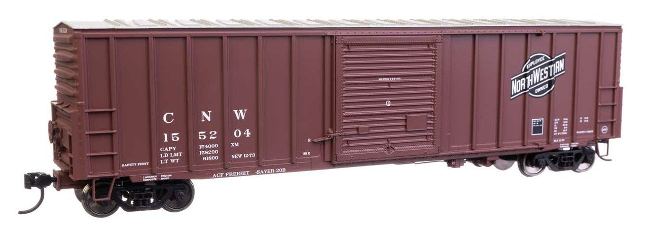 Walthers 910-46007 HO Chicago & North Western 50' ACF Plate B Boxcar RTR #155204