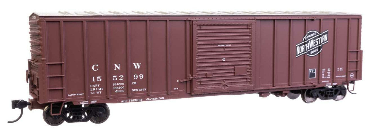 Walthers 910-46008 HO Chicago & North Western 50' ACF Plate B Boxcar RTR #155299