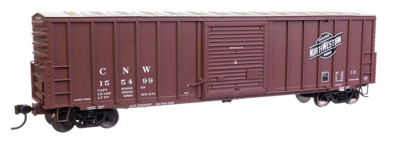 Walthers 910-46009 HO Chicago & North Western 50' ACF Plate B Boxcar RTR #155499