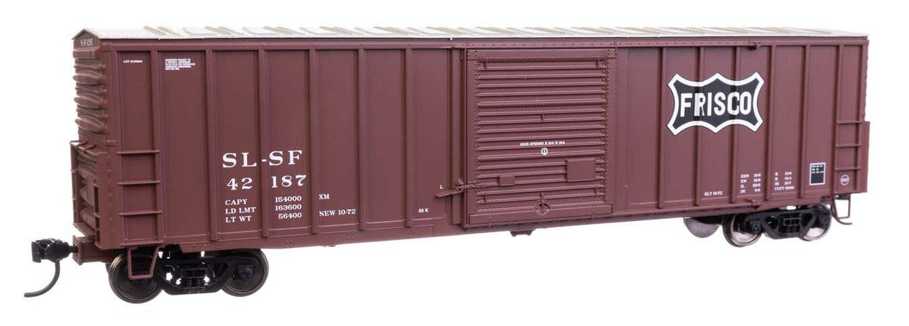 Walthers 910-46010 HO Frisco 50' ACF Plate B Boxcar Ready to Run #42187