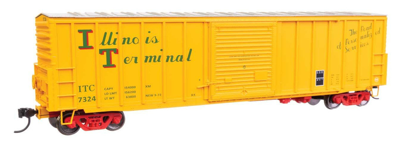 Walthers 910-46014 HO Illinois Terminal 50' ACF Plate B Boxcar RTR #7324