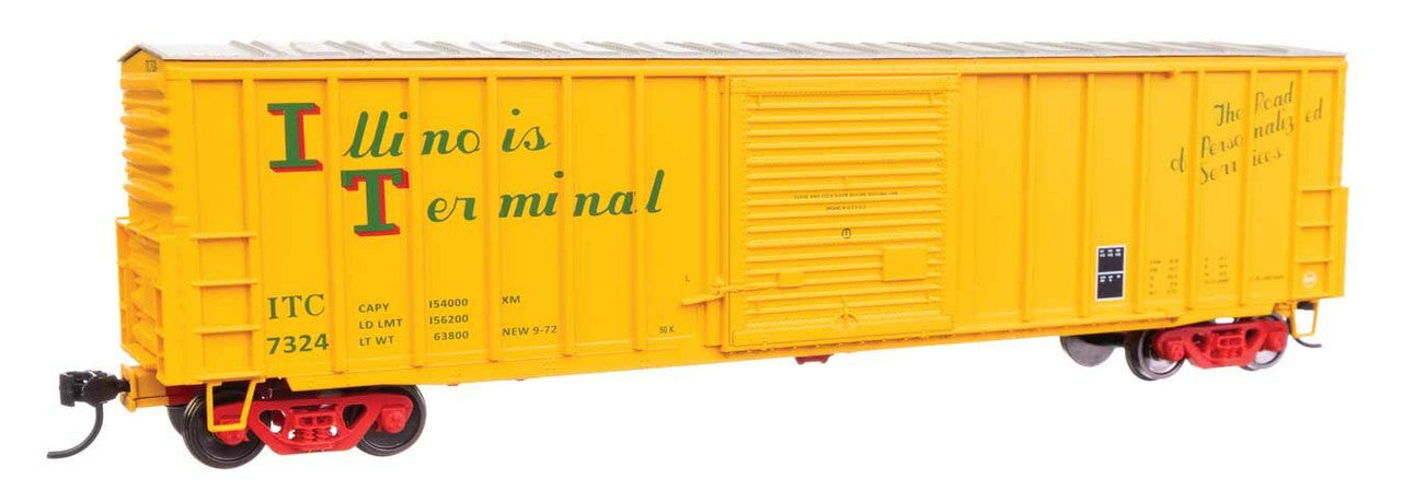 Walthers 910-46014 HO Illinois Terminal 50' ACF Plate B Boxcar RTR #7324