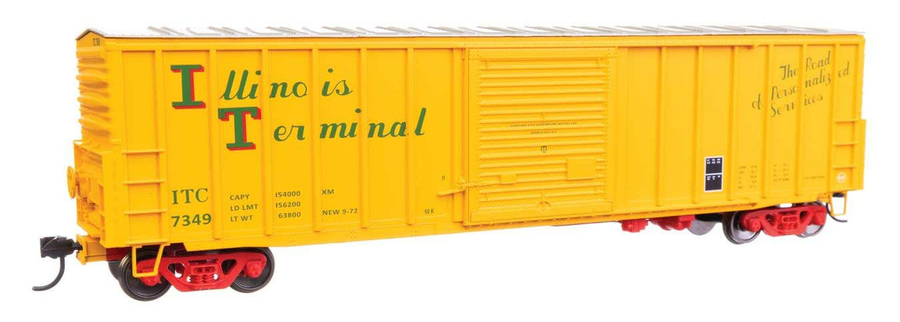 Walthers 910-46015 HO Illinois Terminal 50' ACF Plate B Boxcar RTR #7349