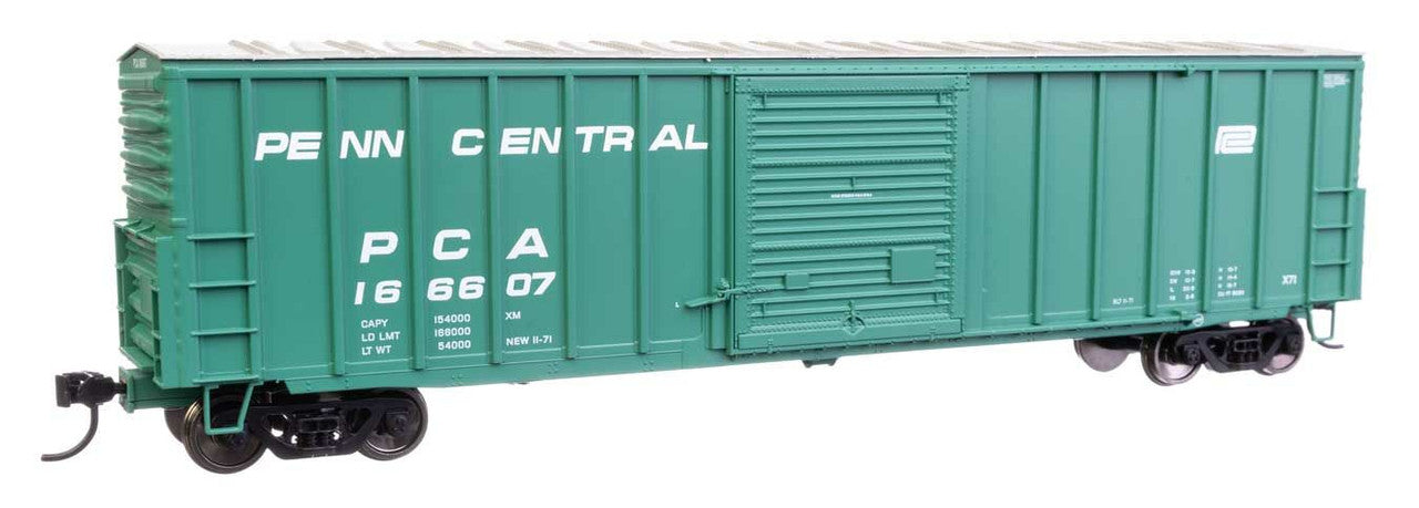 Walthers 910-46018 HO Penn Central 50' ACF Plate B Boxcar Ready to Run #166607