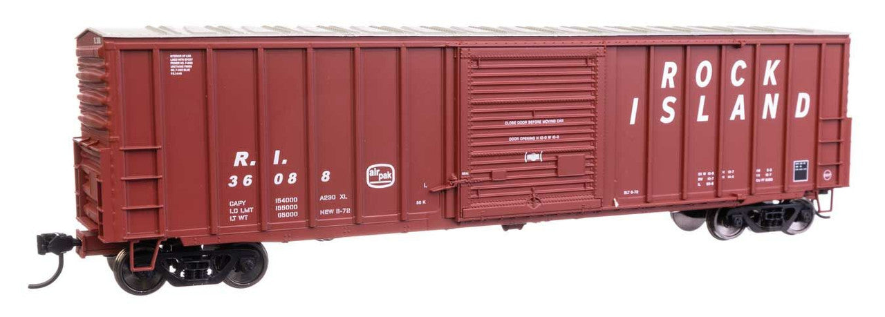 Walthers 910-46020 HO Rock Island 50' ACF Plate B Boxcar Ready to Run #36088