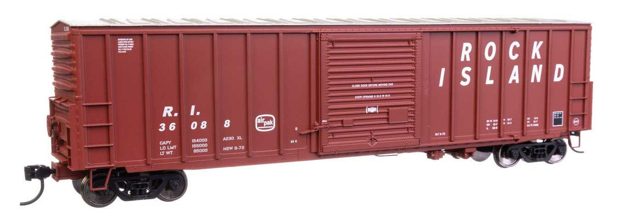 Walthers 910-46020 HO Rock Island 50' ACF Plate B Boxcar Ready to Run #36088