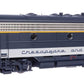Walthers 920-42547 HO C&O EMD FP7 & F7B Diesel Loco - Sound & DCC #8009 & 8506