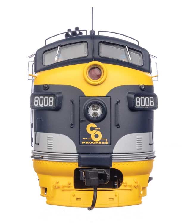 Walthers 920-42548 HO C&O EMD FP7 Diesel Loco #8008 w/ LokSound 5 Sound & DCC