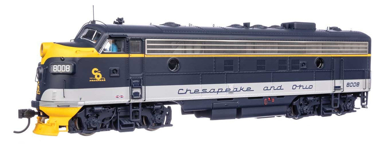 Walthers 920-42548 HO C&O EMD FP7 Diesel Loco #8008 w/ LokSound 5 Sound & DCC