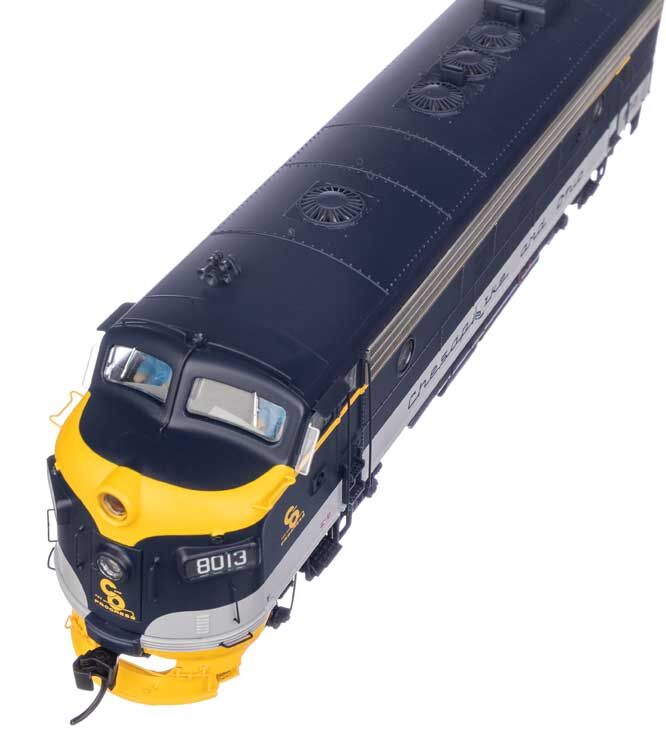 Walthers 920-42549 HO C&O EMD FP7 Diesel Loco - LokSound 5 Sound & DCC #8013 NIB