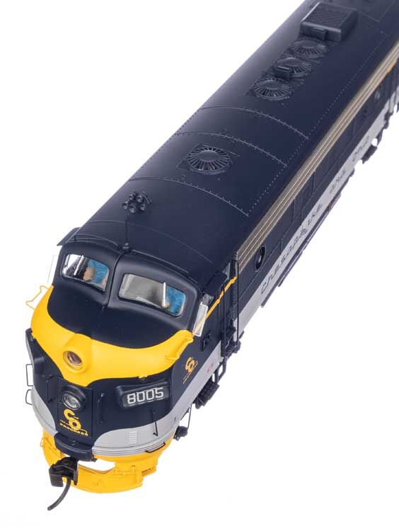Walthers 920-49546 HO C&O EMD FP7 & F7B Diesel Loco - Standard DC