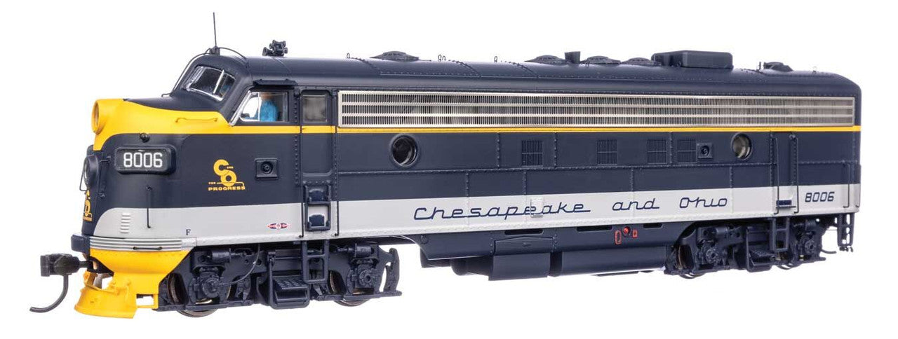 Walthers 920-49548 HO C&O EMD FP7 Diesel Locomotive - Standard DC #8006