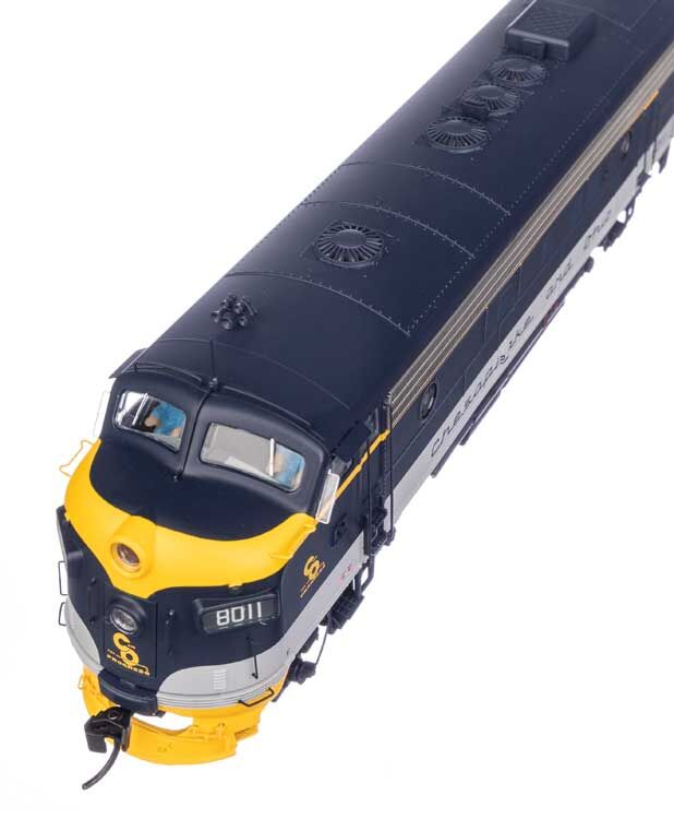 Walthers 920-49549 HO C&O EMD FP7 Diesel Locomotive - Standard DC #8011 LN/Box