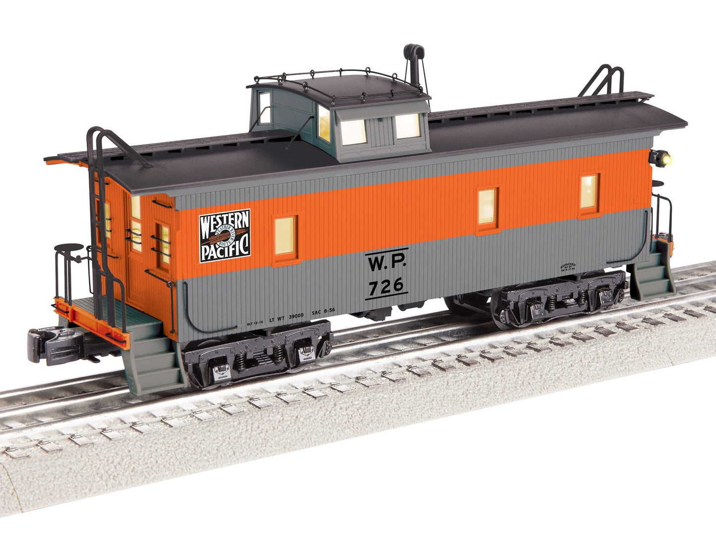 Lionel 2426420 O Western Pacific Class CA-1 Wood Caboose #726