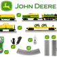 Lionel 2423070 John Deere O Gauge LionChief BT 5.0 Steam Freight Starter Set