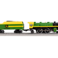Lionel 2423070 John Deere O Gauge LionChief BT 5.0 Steam Freight Starter Set