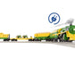 Lionel 2423070 John Deere O Gauge LionChief BT 5.0 Steam Freight Starter Set