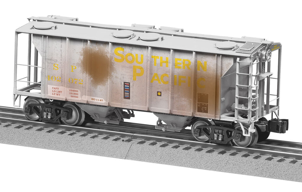 Lionel 2426661 O Southern Pacific PS-2 Weathered Covered Hopper #402148
