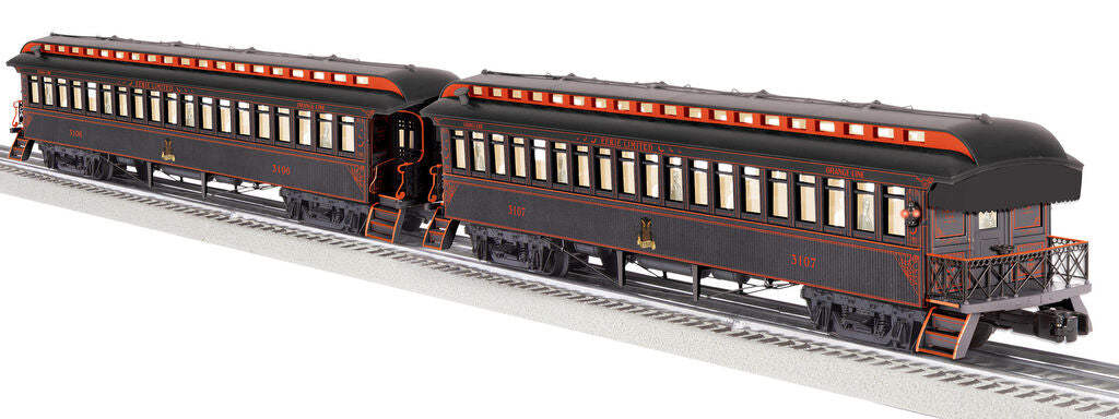 Lionel 2427670 O Halloween Wood Passenger Car Pack C (Set of 2)