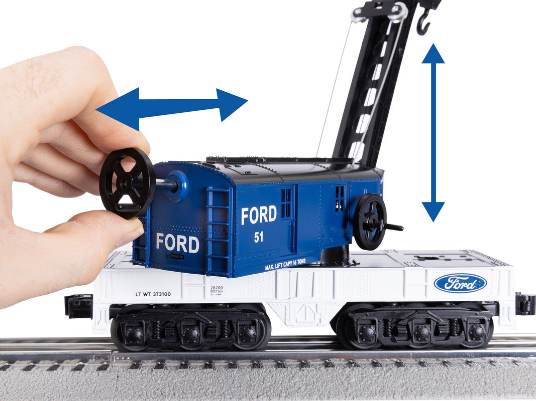 Lionel 2428200 O Ford Crane Car