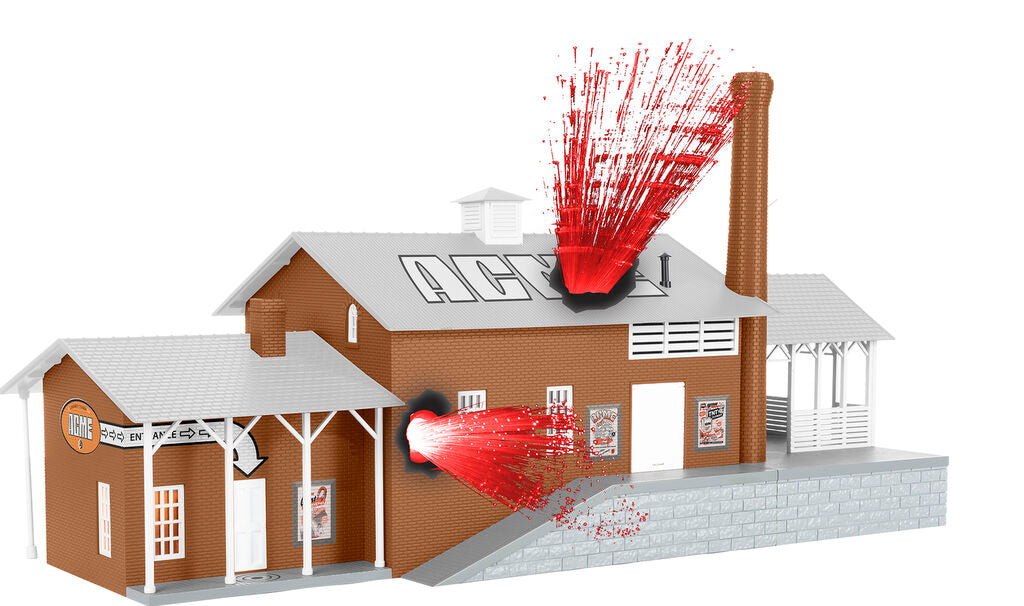Lionel 2429020 O Looney Tunes ACME Dynamite Factory Building