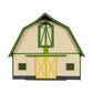 Lionel 2429130 O Assembled John Deere Barn