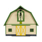 Lionel 2429130 O Assembled John Deere Barn