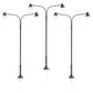 Lionel 2429220 O Double Arm Globe Light (Pack of 3) LN/Box