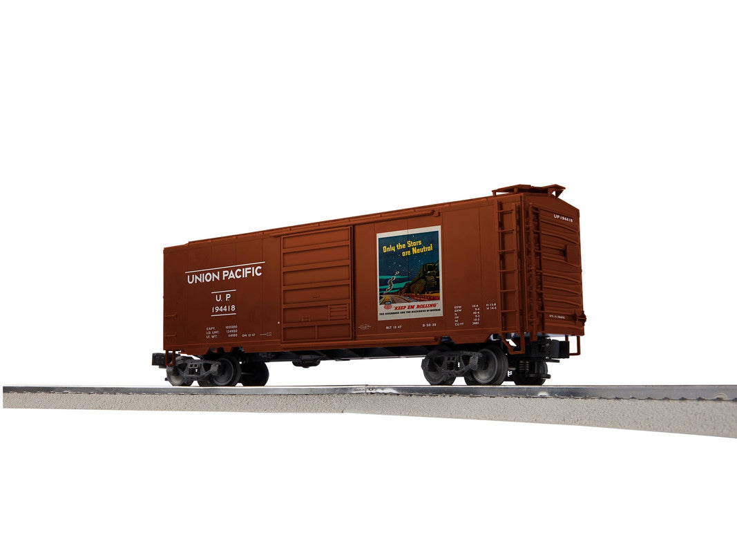 Lionel 2442060 O Union Pacific WWII Boxcar Art PS1 #6 (Set of 3)