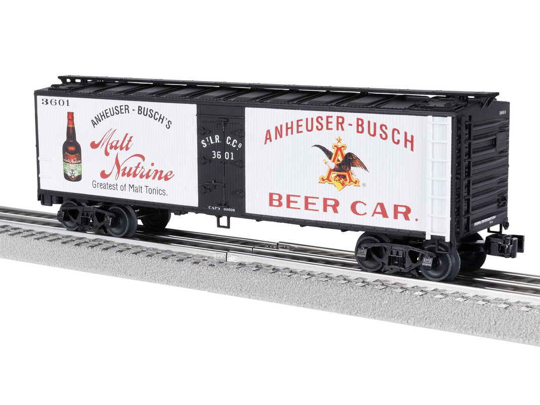 Lionel 2442201 O Budweiser Woodside Reefer #3601