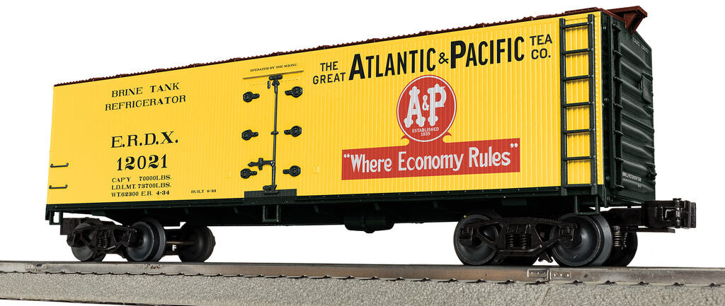 Lionel 2442212 O Atlantic & Pacific Woodside Reefer #12021