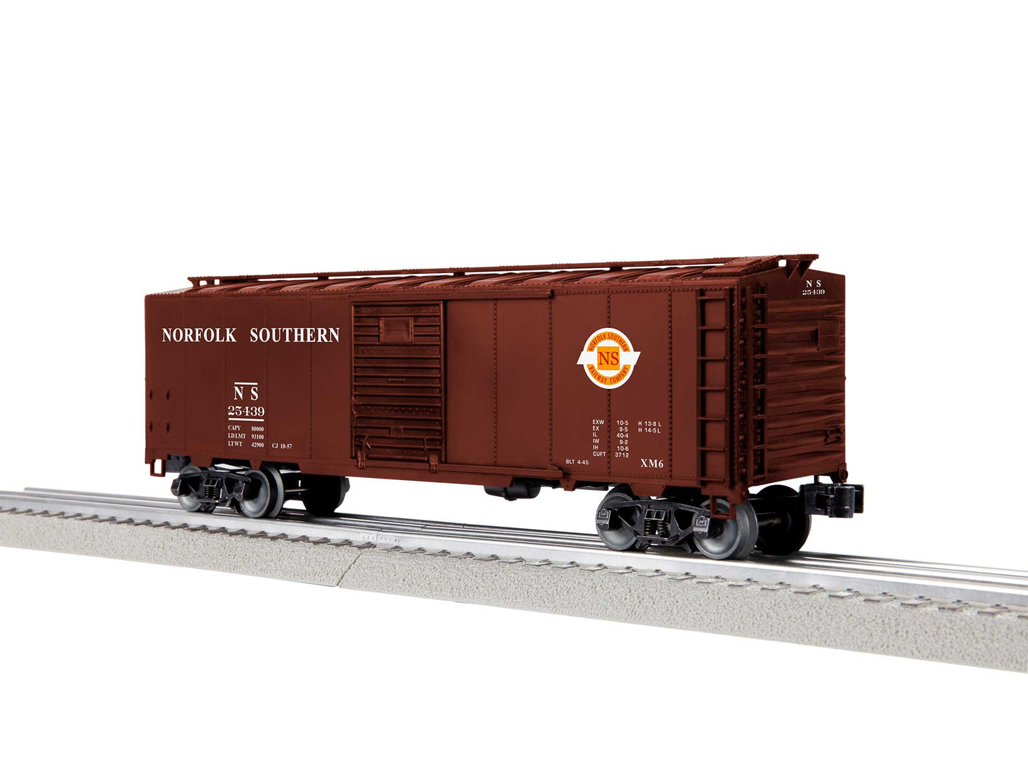 Lionel 2442281 O Norfolk Southern Steel Side Boxcar #25439