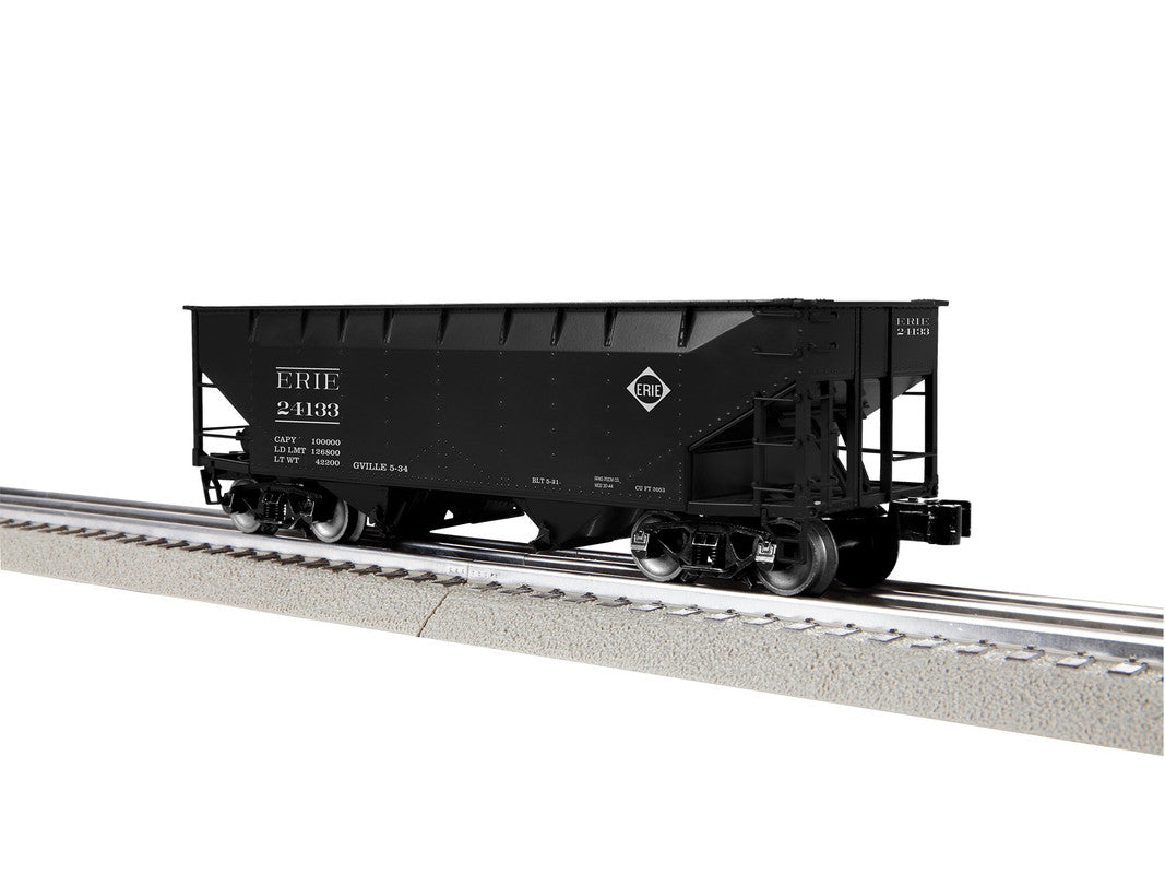 Lionel 2442319 O Erie 2-Bay AAR Hopper #24133