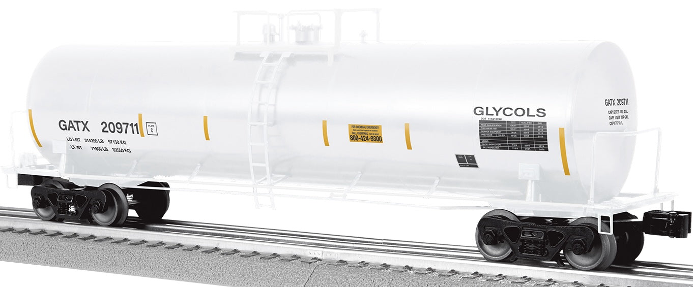 Lionel 2442379 O GATX 50' Tank Car #209792