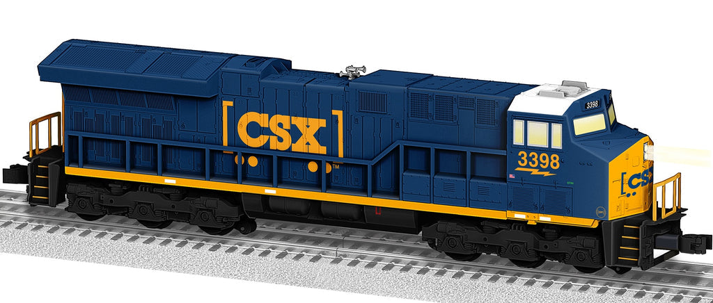 Lionel 2445160 O CSX LionChief Bluetooth 5.0 ET44 Diesel Locomotive #3398