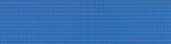 Preiser 19619 HO Blue Small Square Tile Wall (Pack of 3)