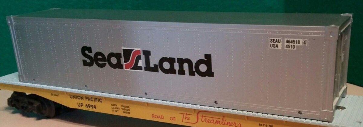 K-Line K-6994 O Scale Sea Land Container (Pack of 2)