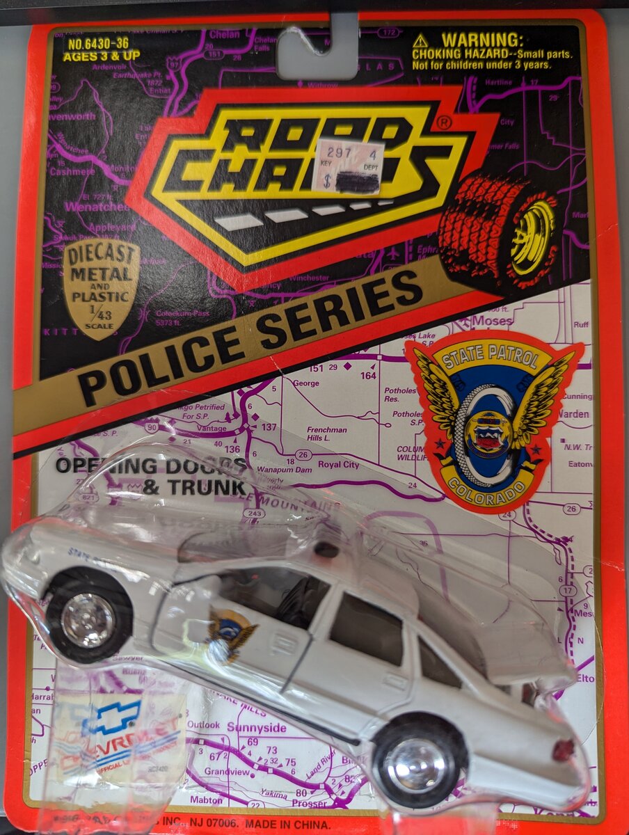 Road Champs 6430-36 1:43 Die Cast Police Series Colorado State Patrol Car