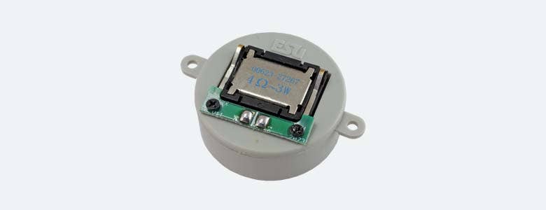 ESU 50349 4 Ohm Passive Radiator Round Speaker