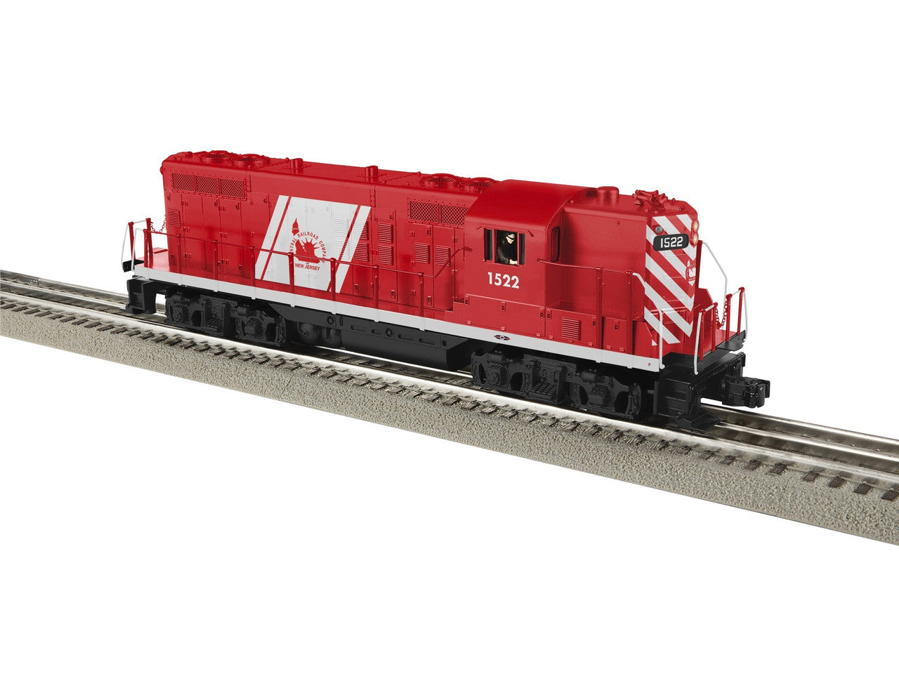 Lionel 2434030 O CNJ LionChief Plus 2.0 GP7 Diesel Locomotive #1522