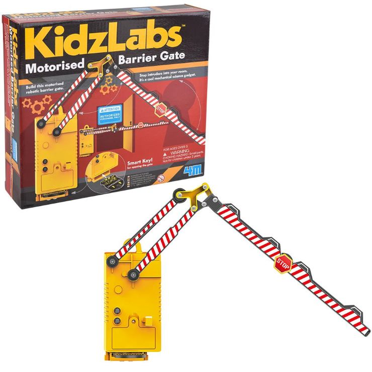 4M Project Kits 3447 KidzLabs: Motorised Barrier Gate Science Kit