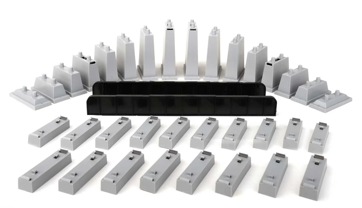 Walthers 931-1365 HO Power-LOC Track Bridge & Pier Kit Set