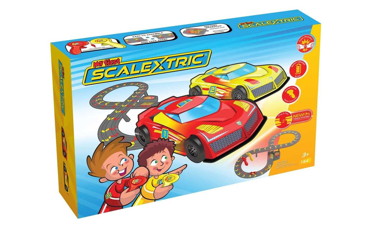 Scalextric G1154M 1:64 My First Scalextric Set Battery Powered Race Set